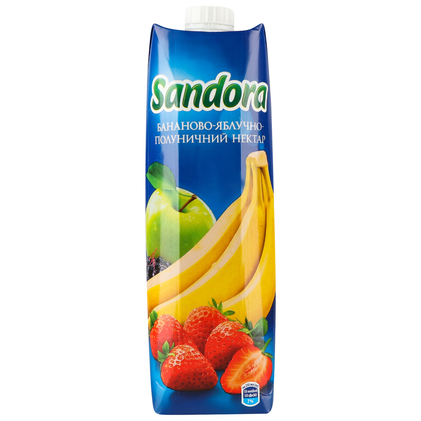 Нектар Sandora Бананово-яблучно-полуничний 0,95л
