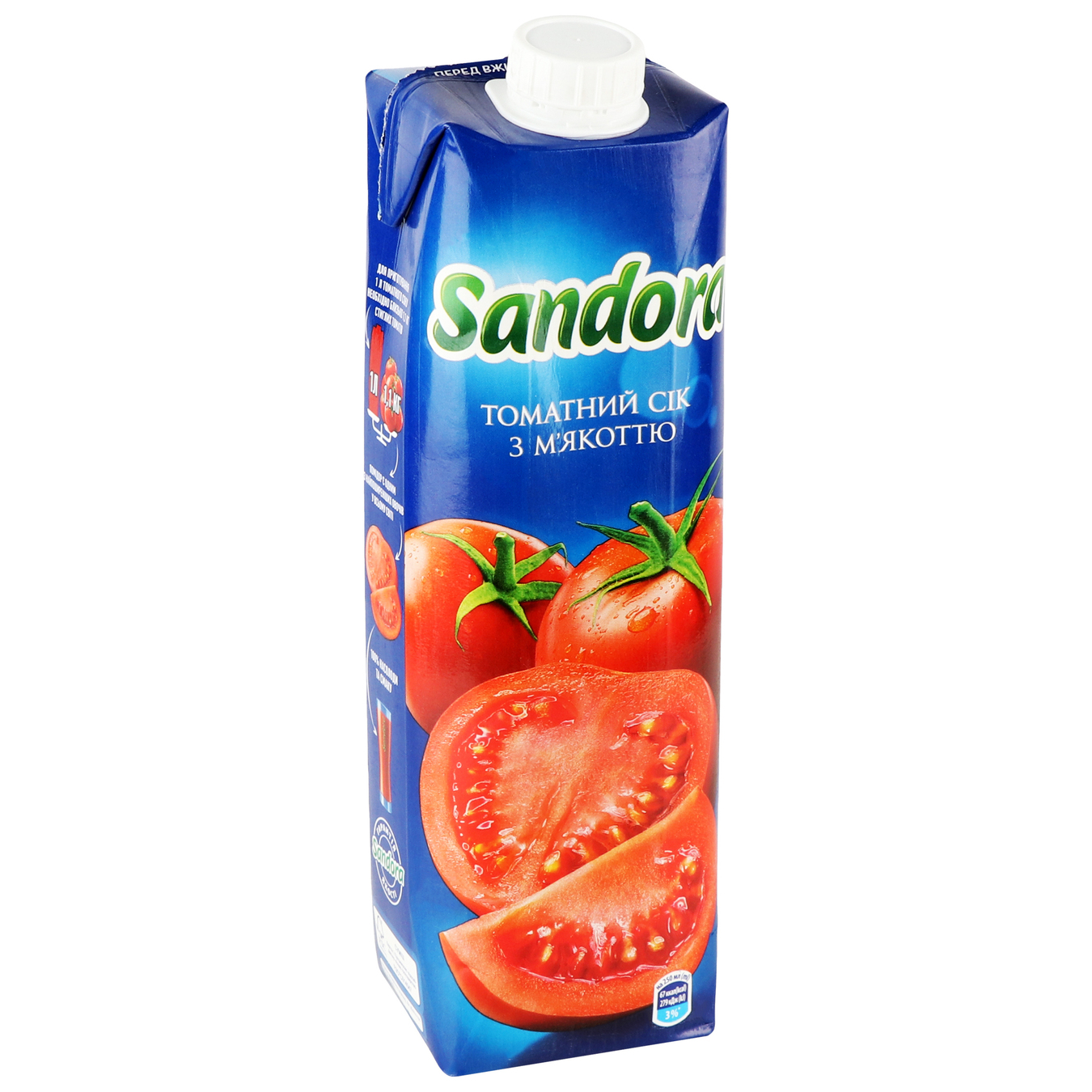 Sandora Tomato Juice with Salt 0,95l 4
