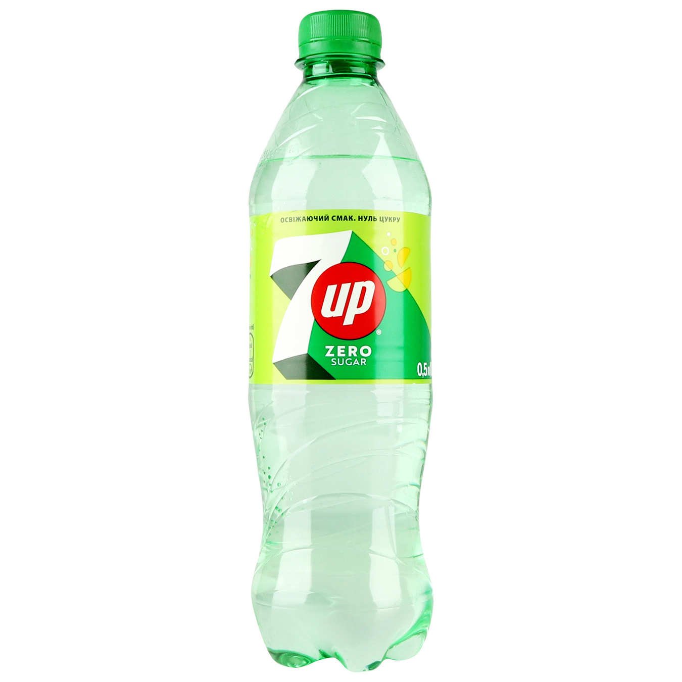 Carbonated drink 7 UP Free 0.5l