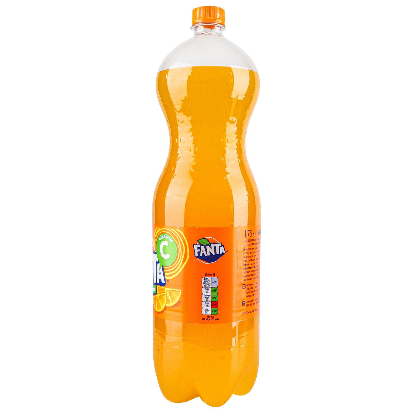 Напій газований Fanta апельсин 1,75л 2