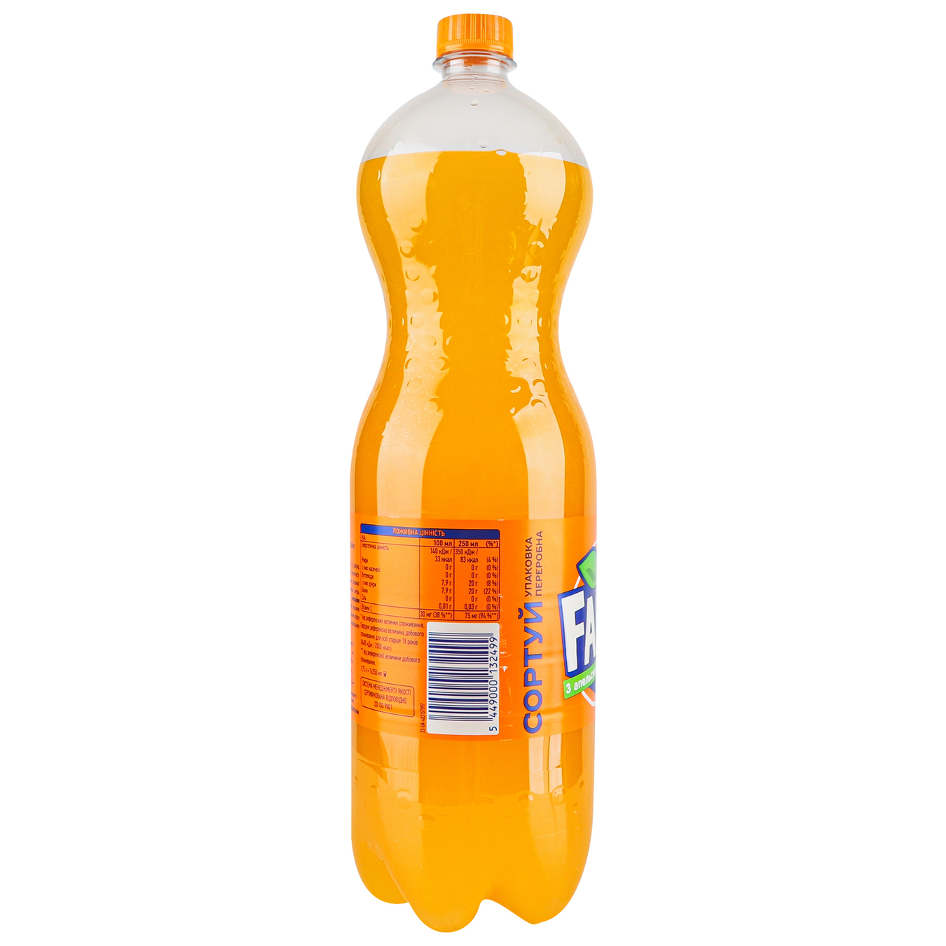 Напій газований Fanta апельсин 1,75л 3
