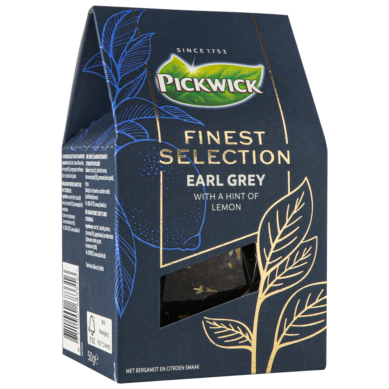 Чай Pickwick черный с ароматом бергамота и цитрусовыми 50г. 2