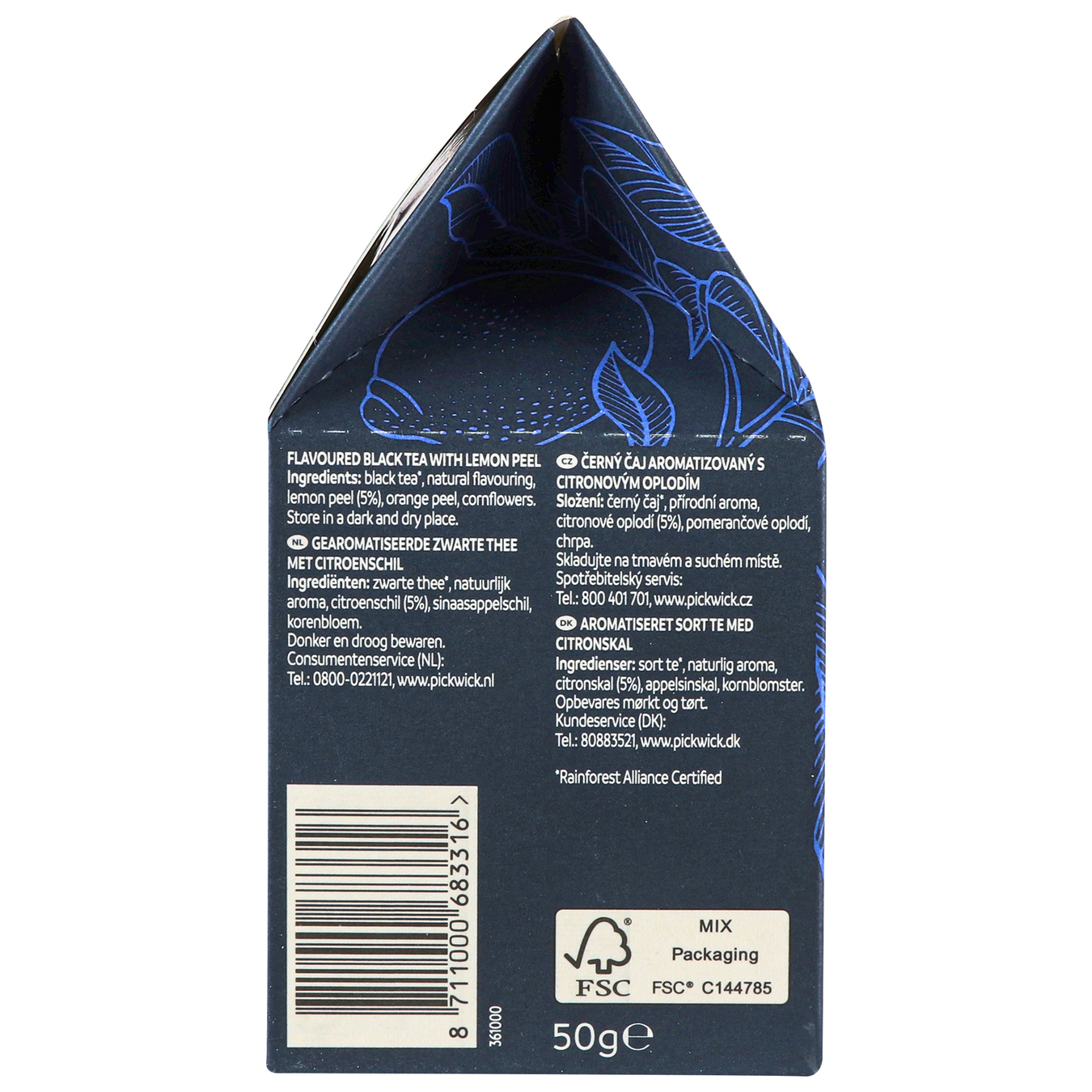 Pickwick black tea with the aroma of bergamot and citrus fruits 50g 3