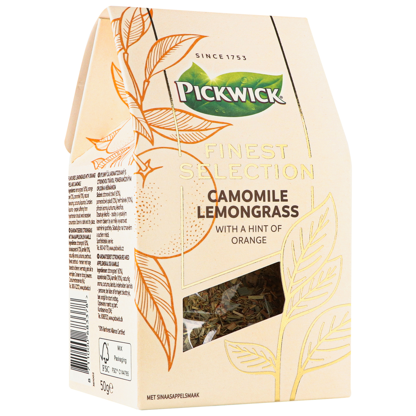 Чай травяной Pickwick ароматизированный цитрусовый 50г 4