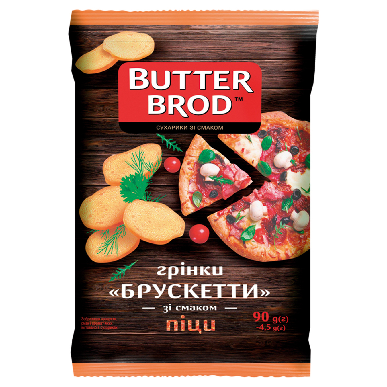 Toasts Butterbrod bruschetta pizza 90g