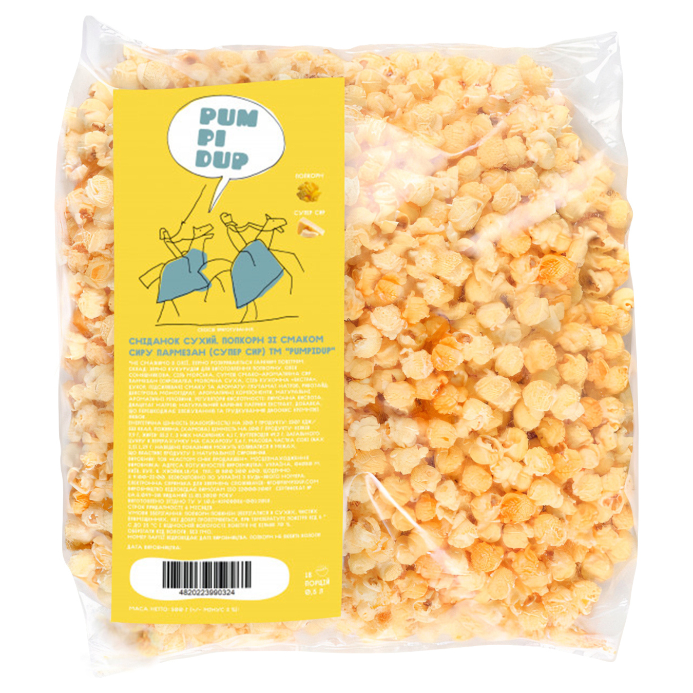Popcorn Pumpidup super cheese 500g