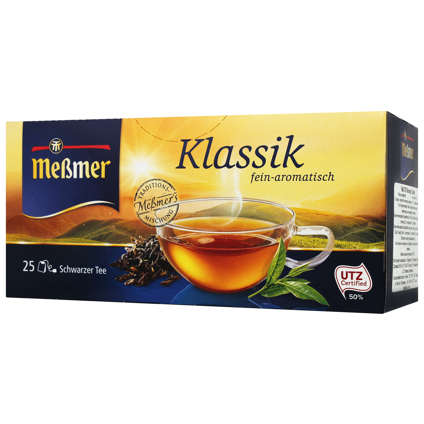 Чай чорний Мессмер Класік 1,75г*25шт 2