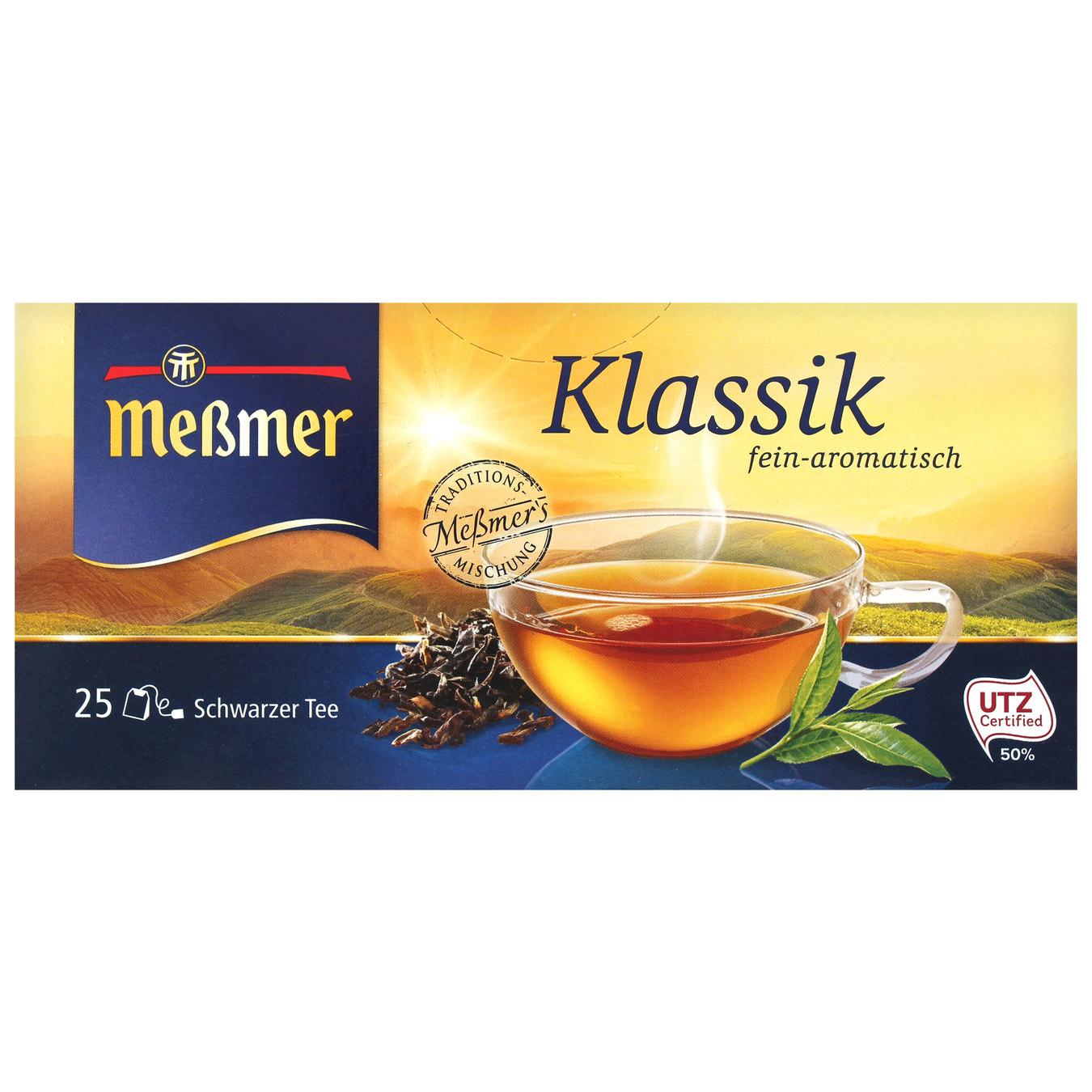 Чай чорний Мессмер Класік 1,75г*25шт