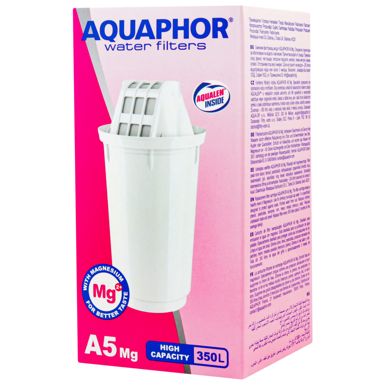 Replaceable module Aquafor A5 filtering with magnesium 350l 2