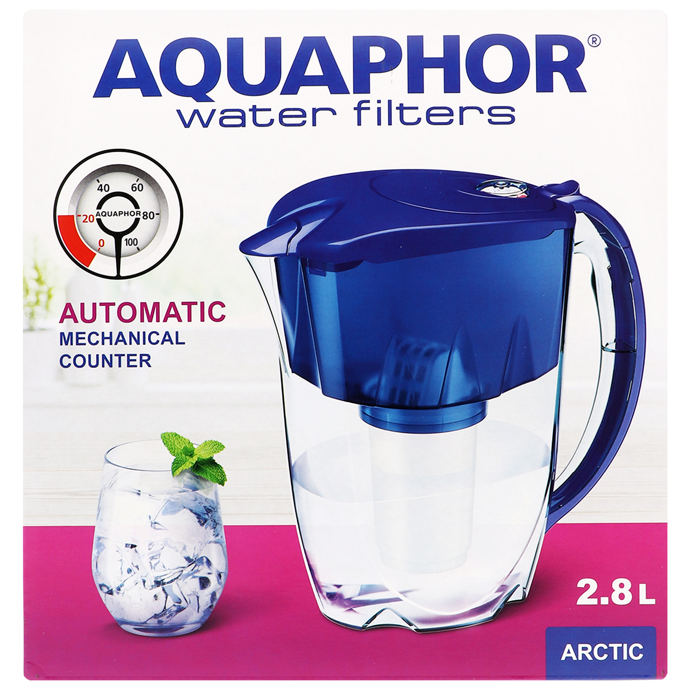 Aquaphor Arctic light green water purifier jug