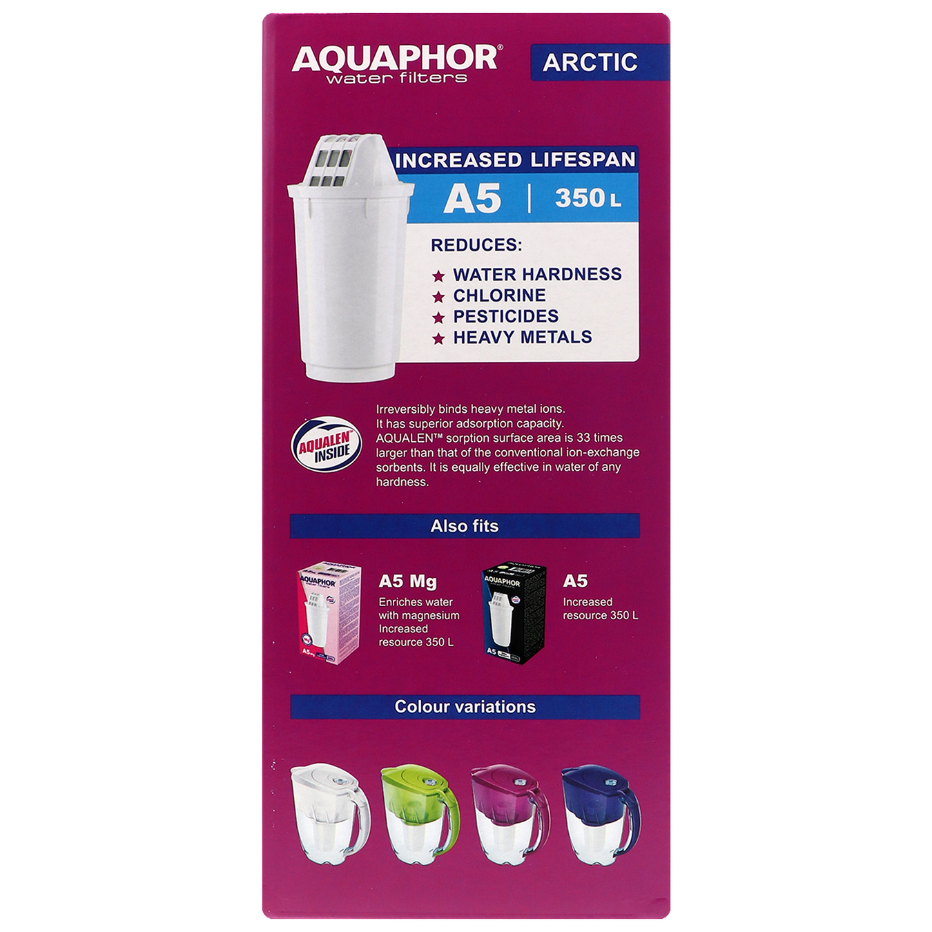 Aquaphor Arctic light green water purifier jug 5