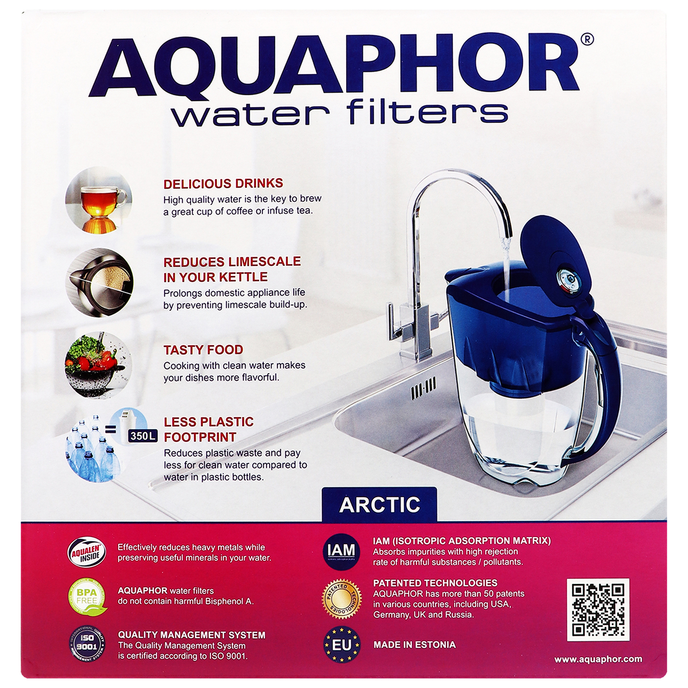 Aquaphor Arctic light green water purifier jug 6