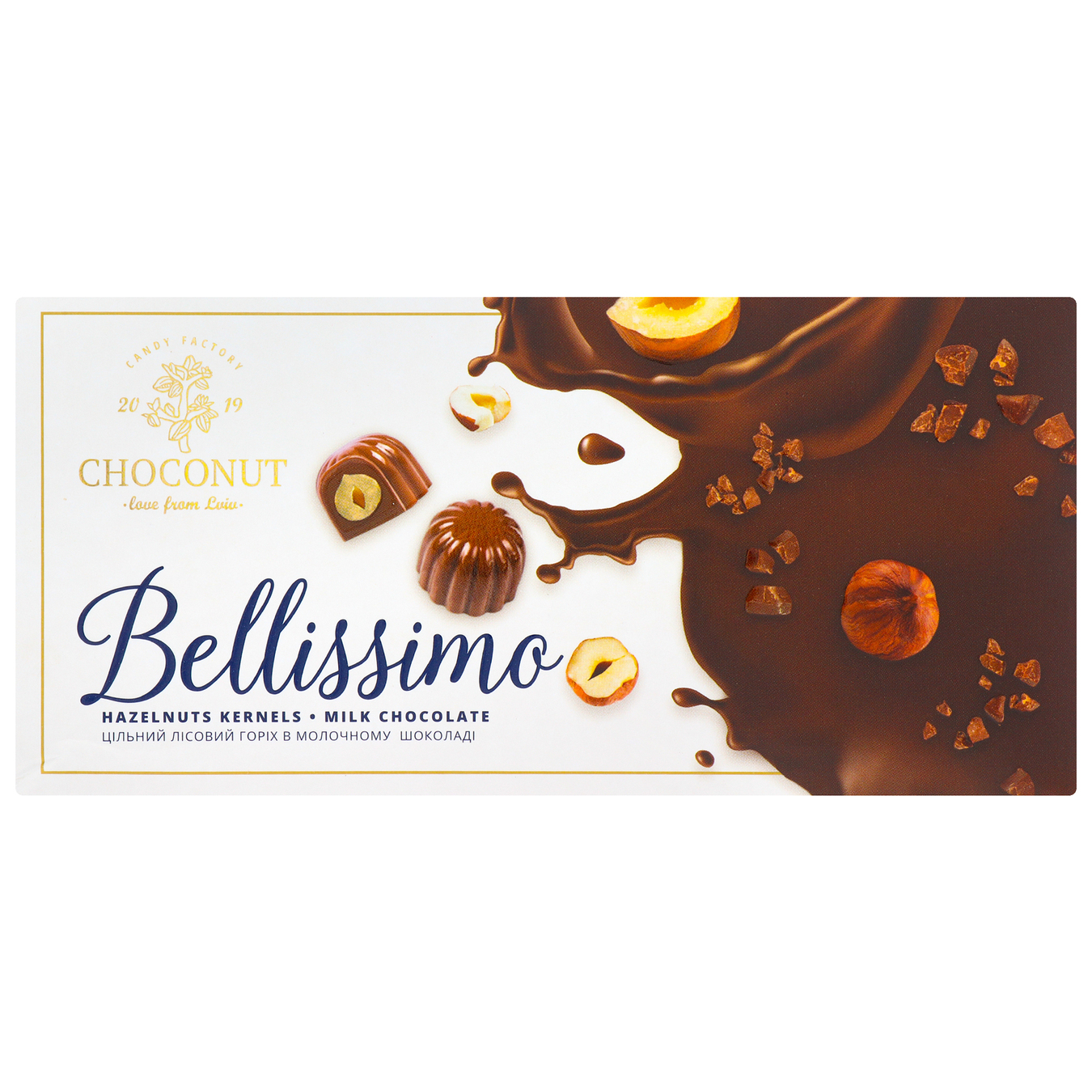 Конфеты Choconut Belissimo шоколадные 90г