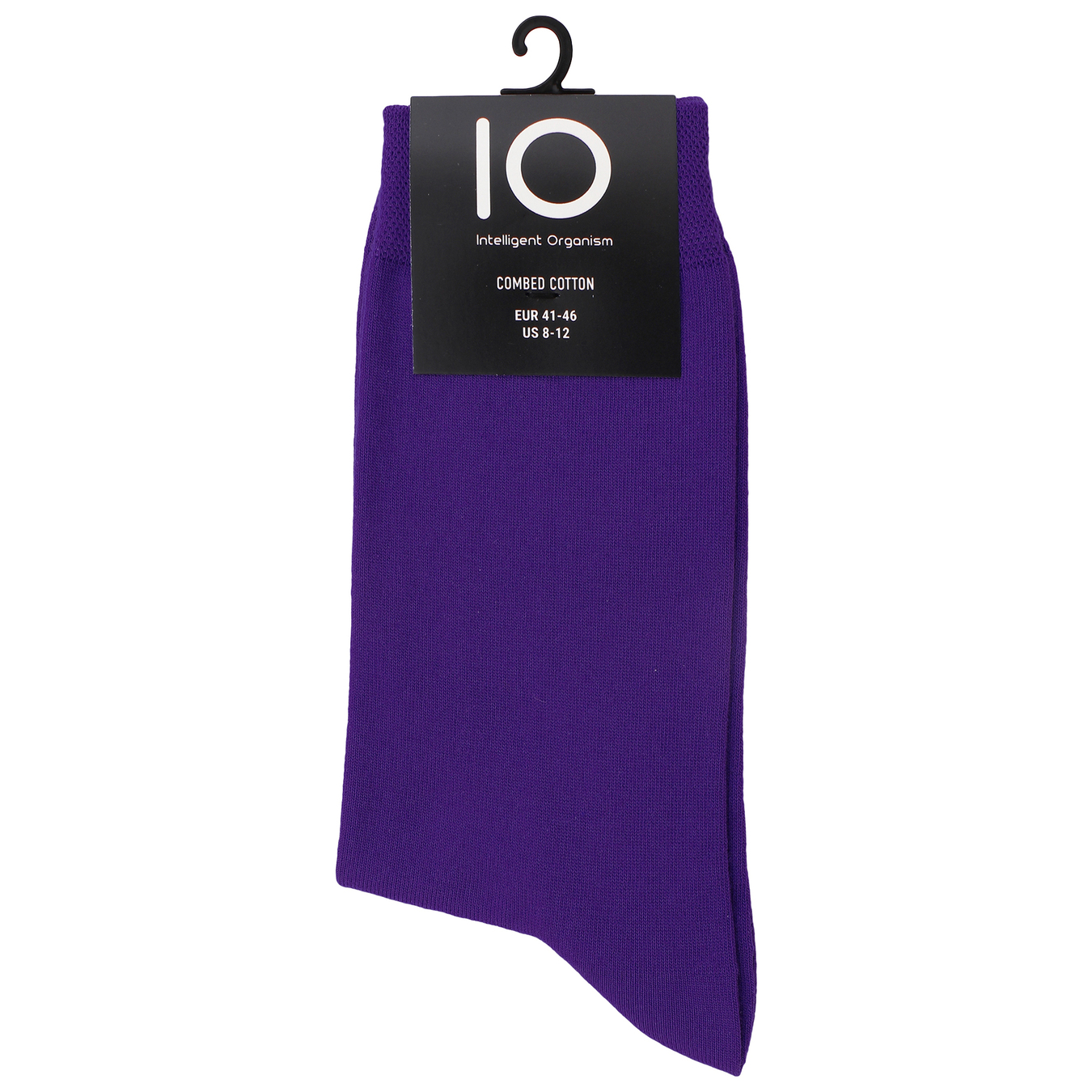 IO socks for men, dark purple, 41-46 years old.