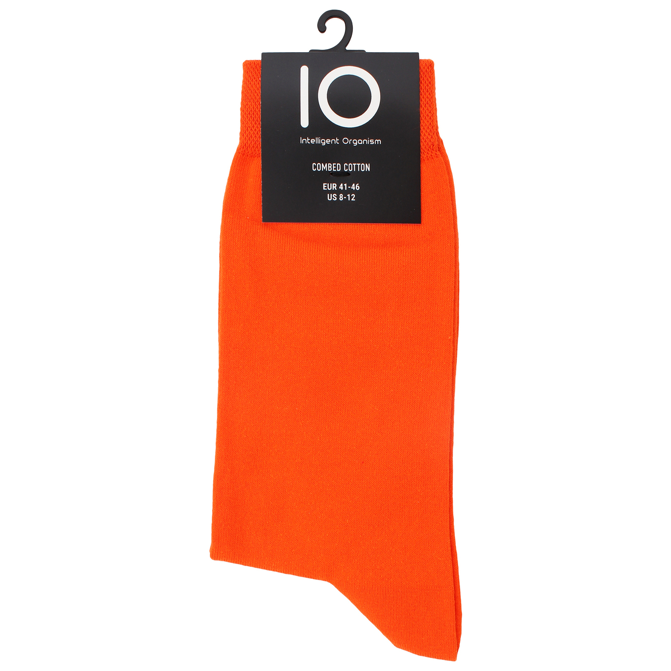 IO socks for men, orange, 41-46 years old.