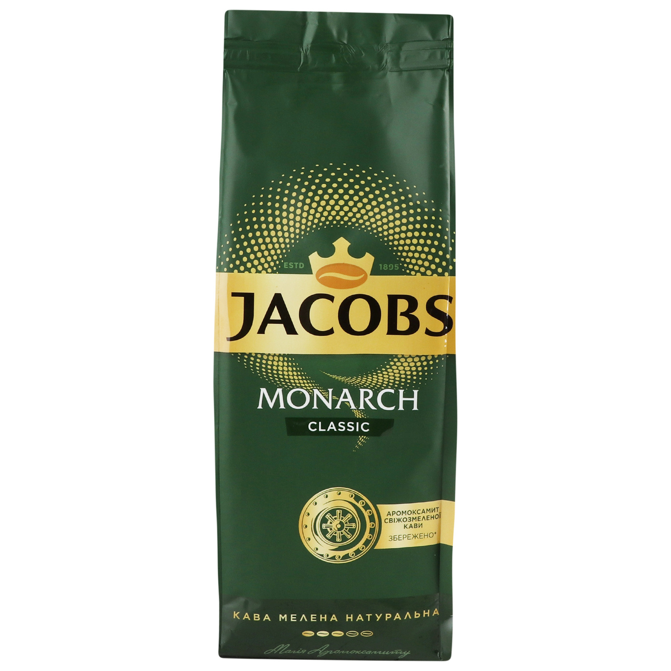 Кофе JACOBS MONARCH CLASSIC натурально жареный молотый 200г