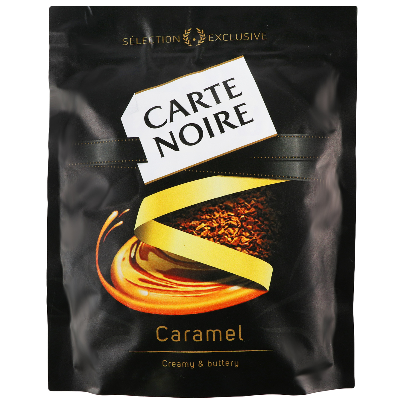 Кофе Carte Noire натуральный растворимый сублимированный со вкусом карамели 120г