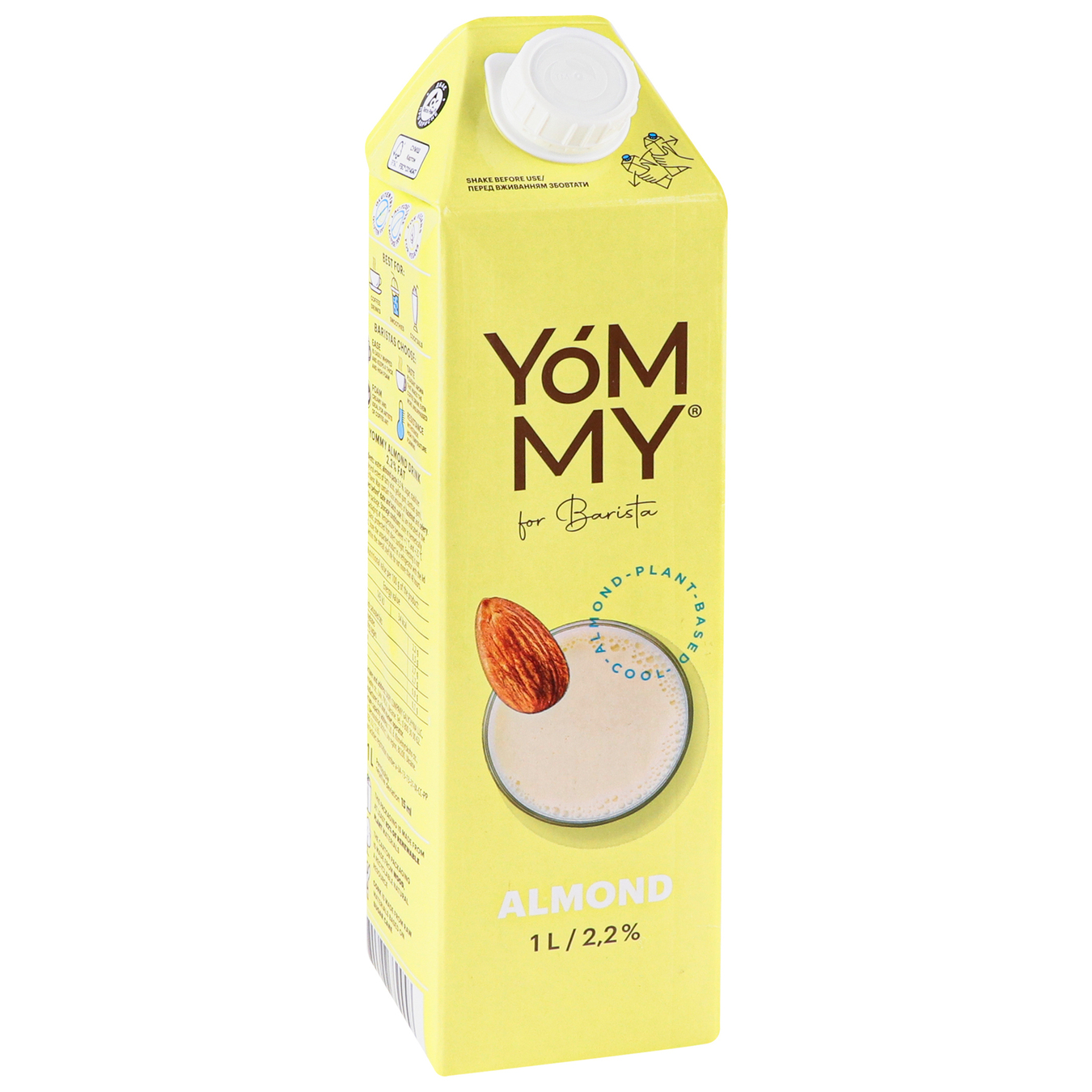 Drink YOMMY 2.2% Almond TGA 1l 4