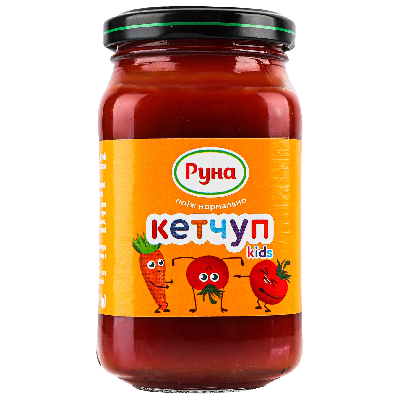 Ketchup Runa Gentle for children 230g glass