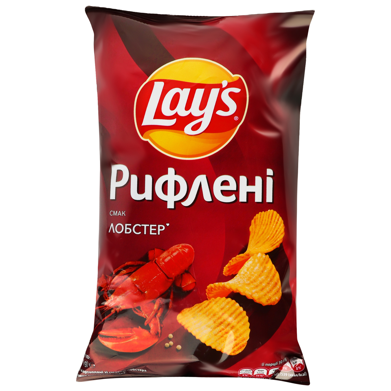 Potato chips Lay's ribbed lobster flavor 120g
