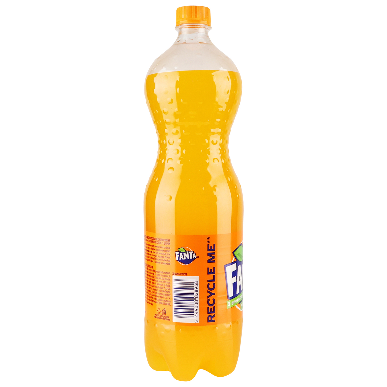 Напій газований Fanta Апельсин 1,25л ПЕТ 6