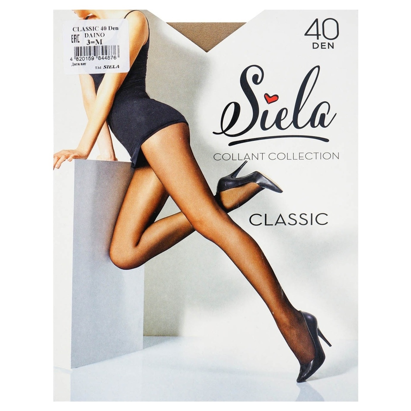 Women's tights Siela Classic 40 days daino size 3