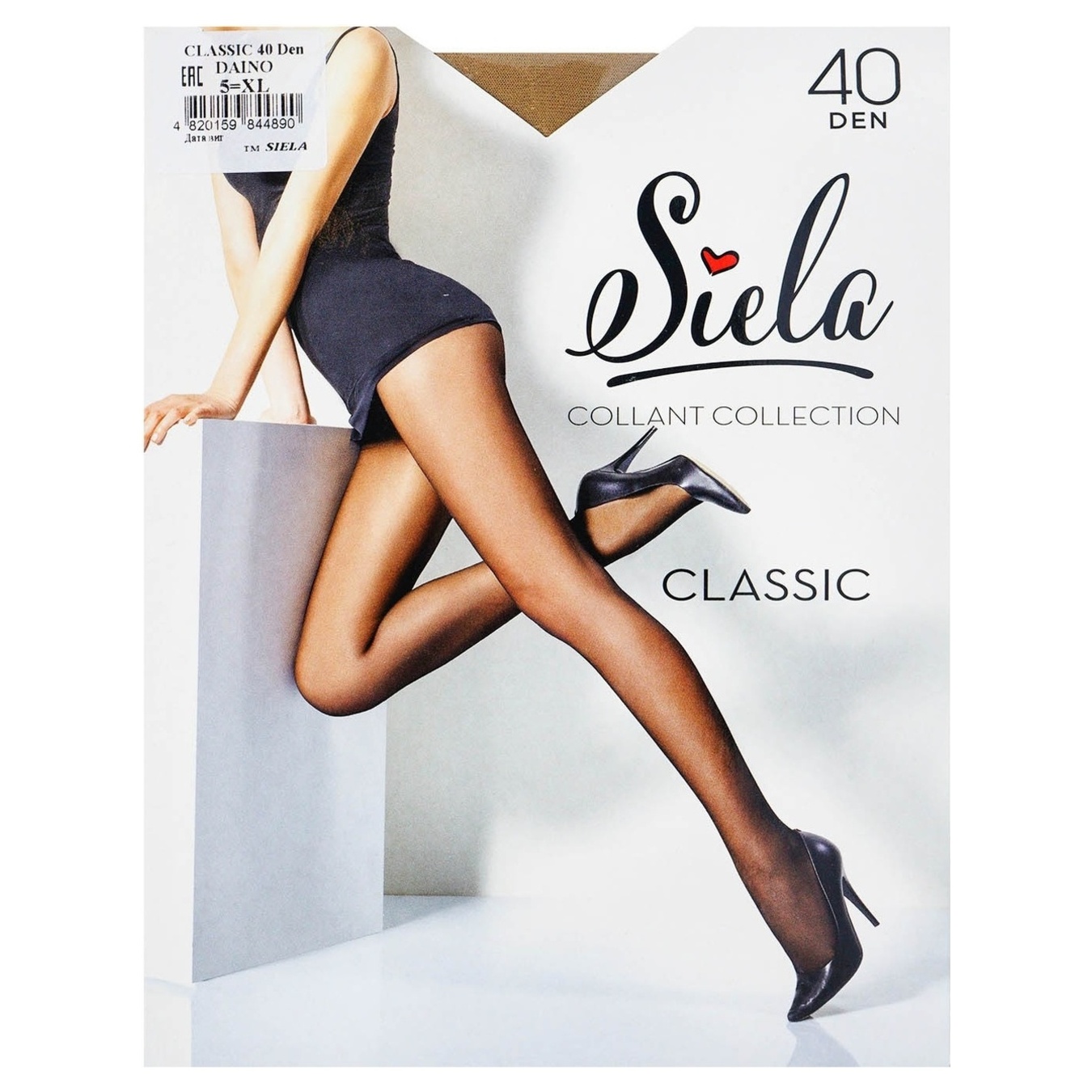 Women's tights Siela Classic 40 days daino size 5