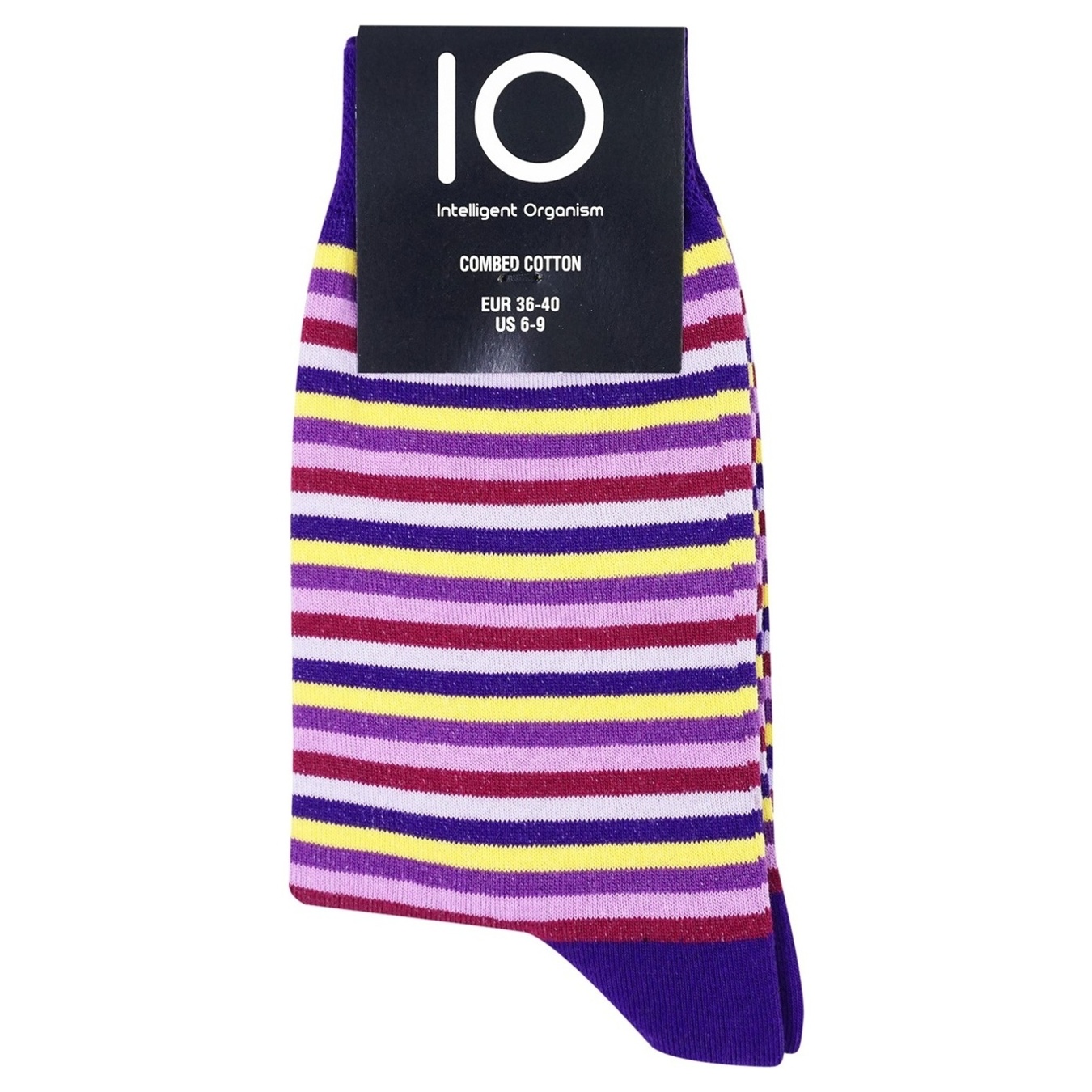 IO socks for women, purple, 36-40 years old.