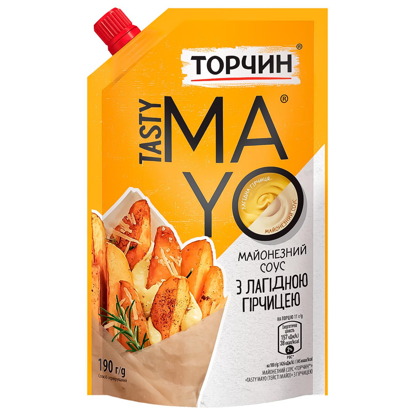 Майонез Торчин Tasty Mayo з гірчицею 190г