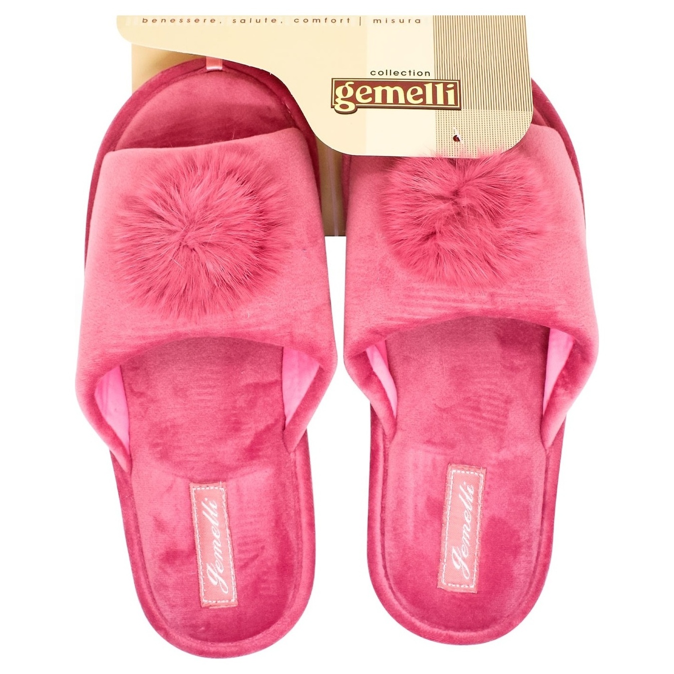 Gemelli Pukhnastyk home shoes for women 36-41 years old.