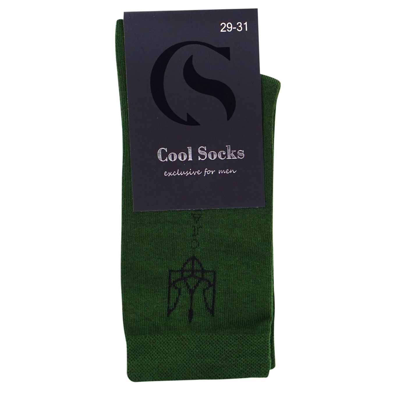 Шкарпетки Cool Socks Слава Україні патріотичні чоловічі кольору хакі 29-31р.