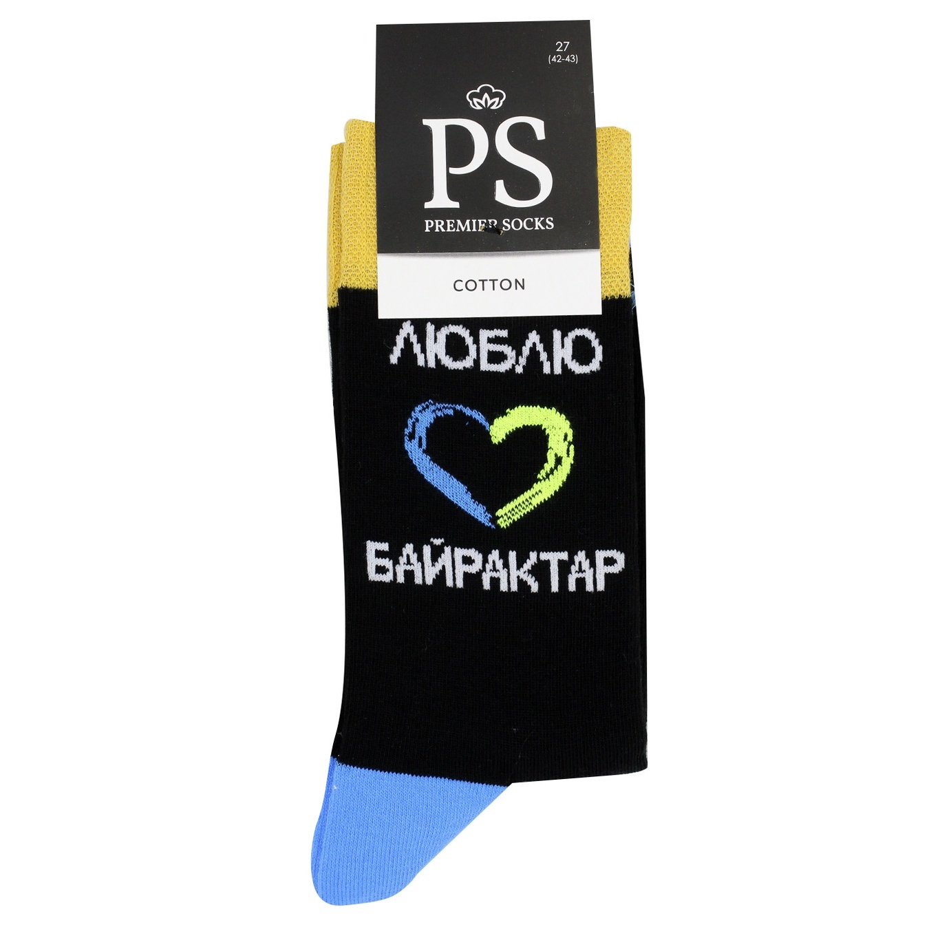 Шкарпетки чоловічі Premier Socks Патріотичні класичні з написами 27р.