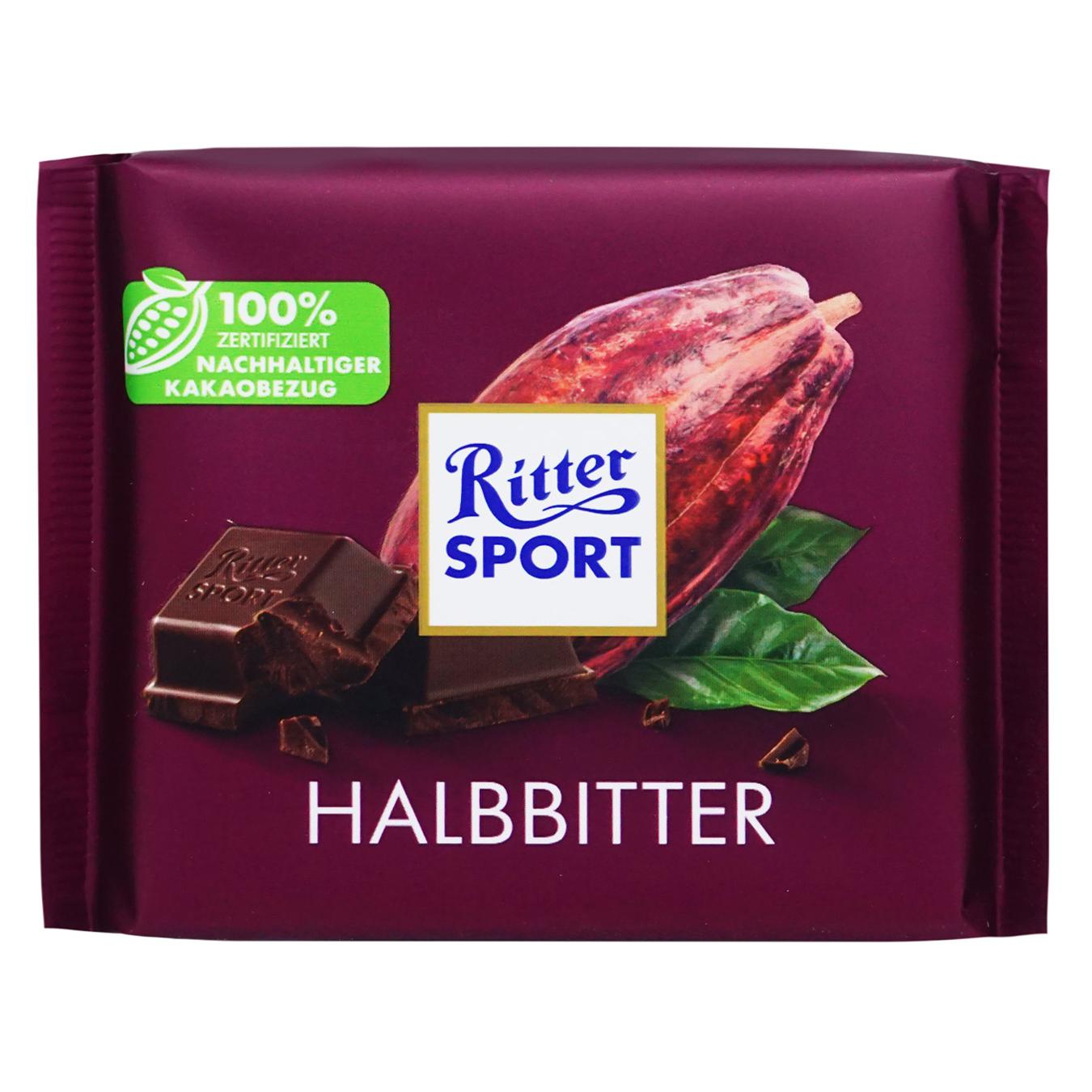 Chocolate Ritter Sport dark 50% 100g