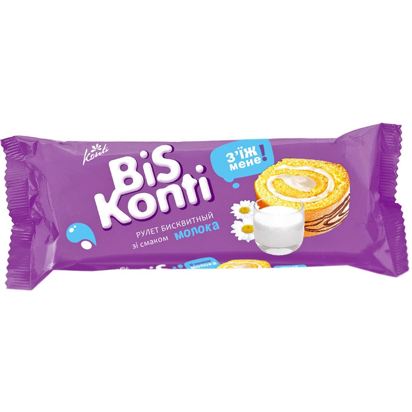 Conti biscuit roll with milk flavor 150g