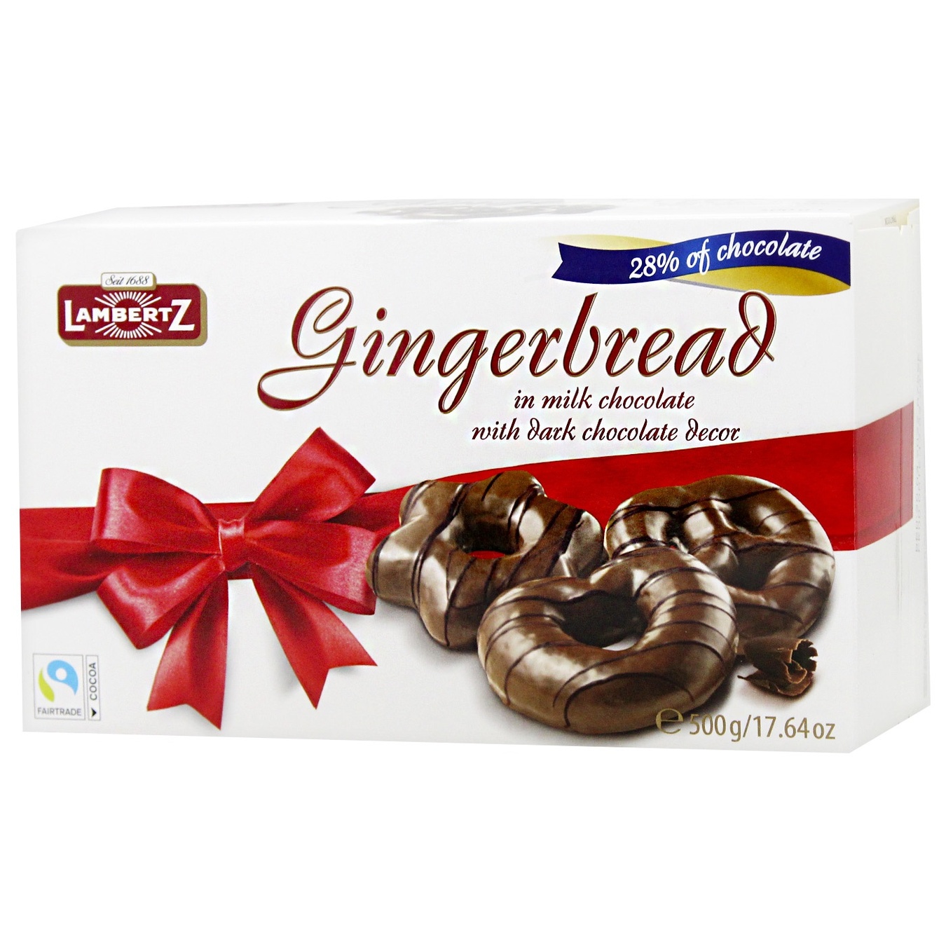 Gingerbread Lambertz with milk chocolate 500g
