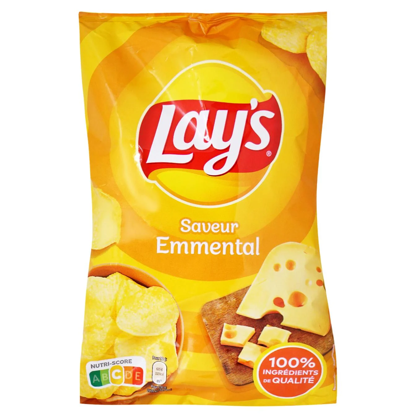 Чіпси картопляні Lay's смак сира 145г