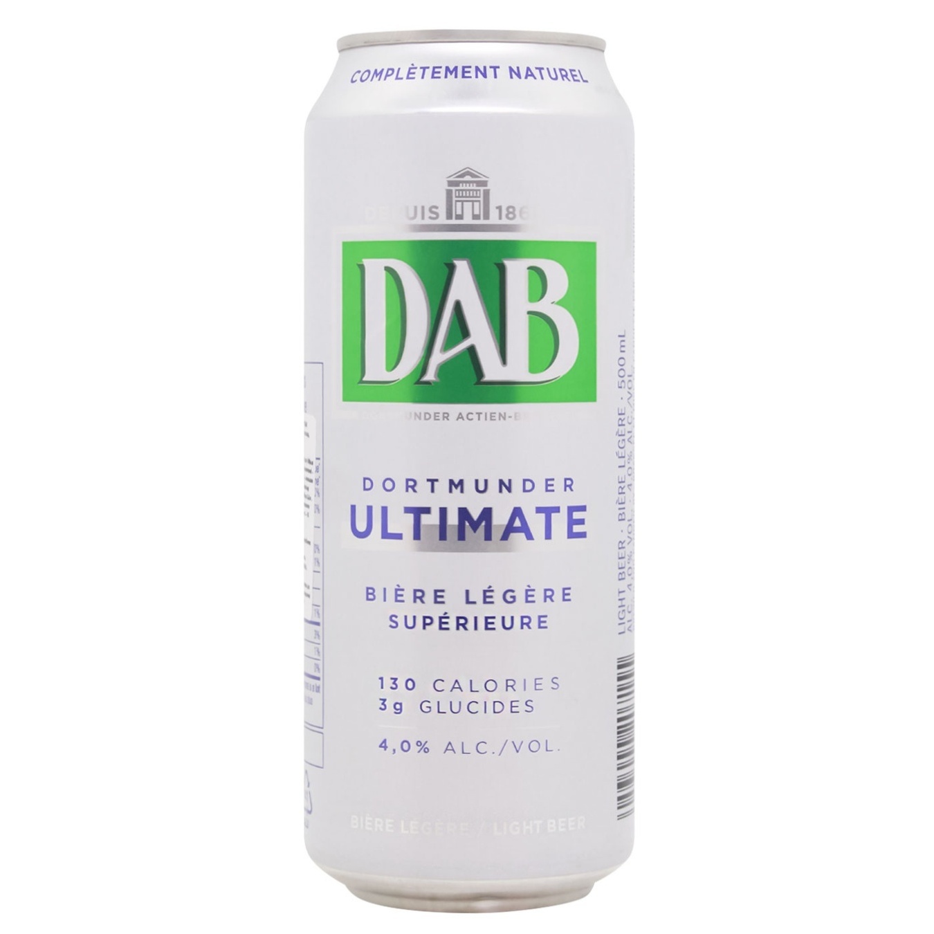 Light beer DAB ultimate 4% 0.5 l iron can