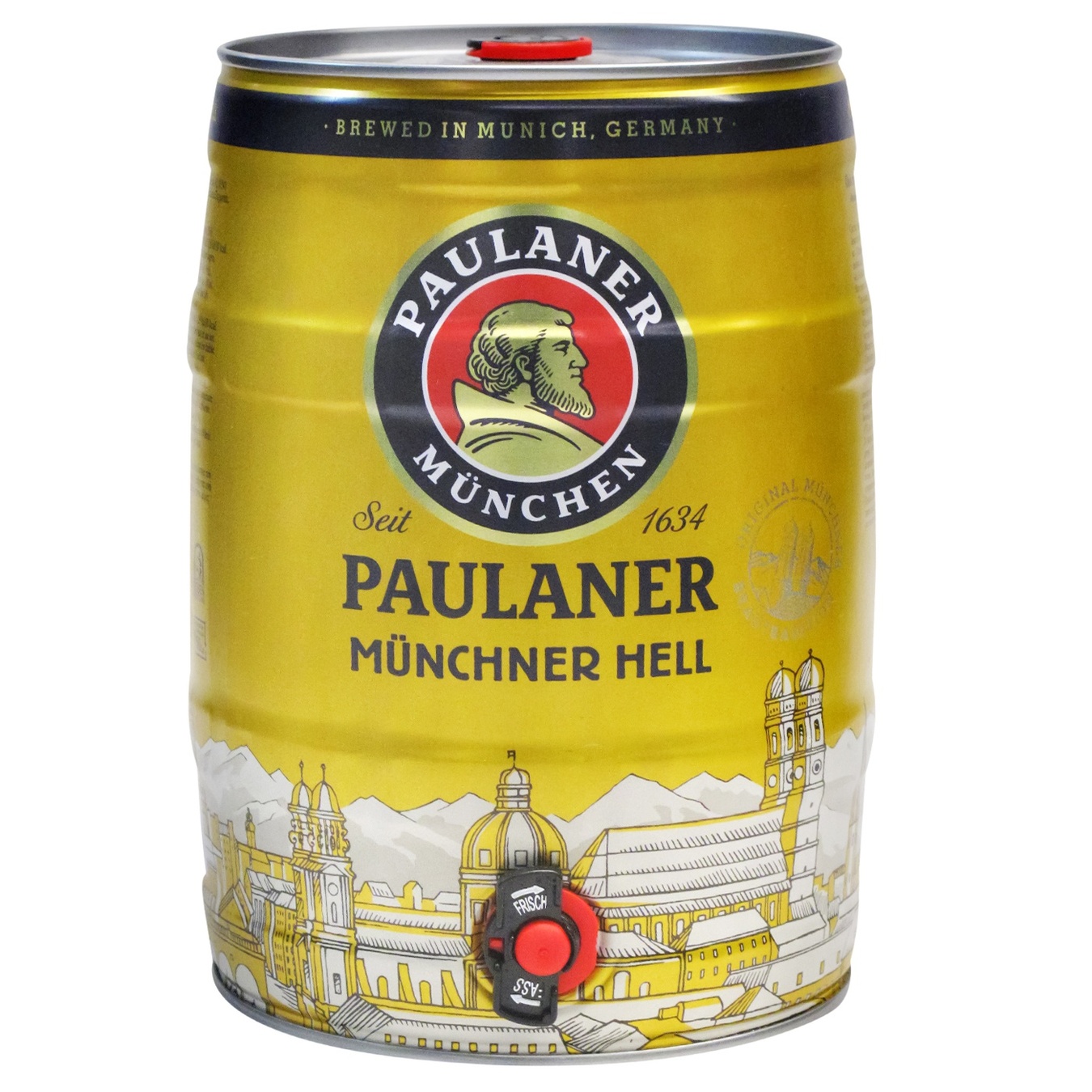Пиво світле Paulaner Munchner Hell Lager 5,5% 5л з/б