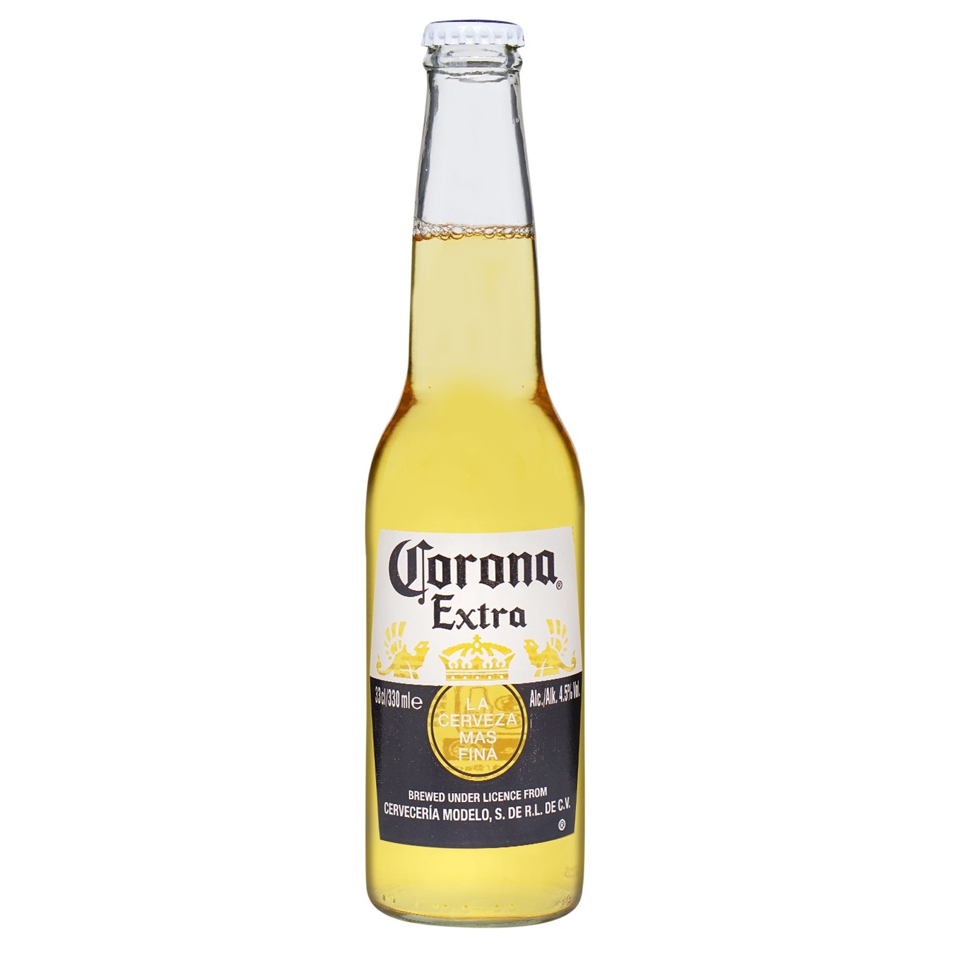Пиво Corona Extra світле 4,5% 0,33л