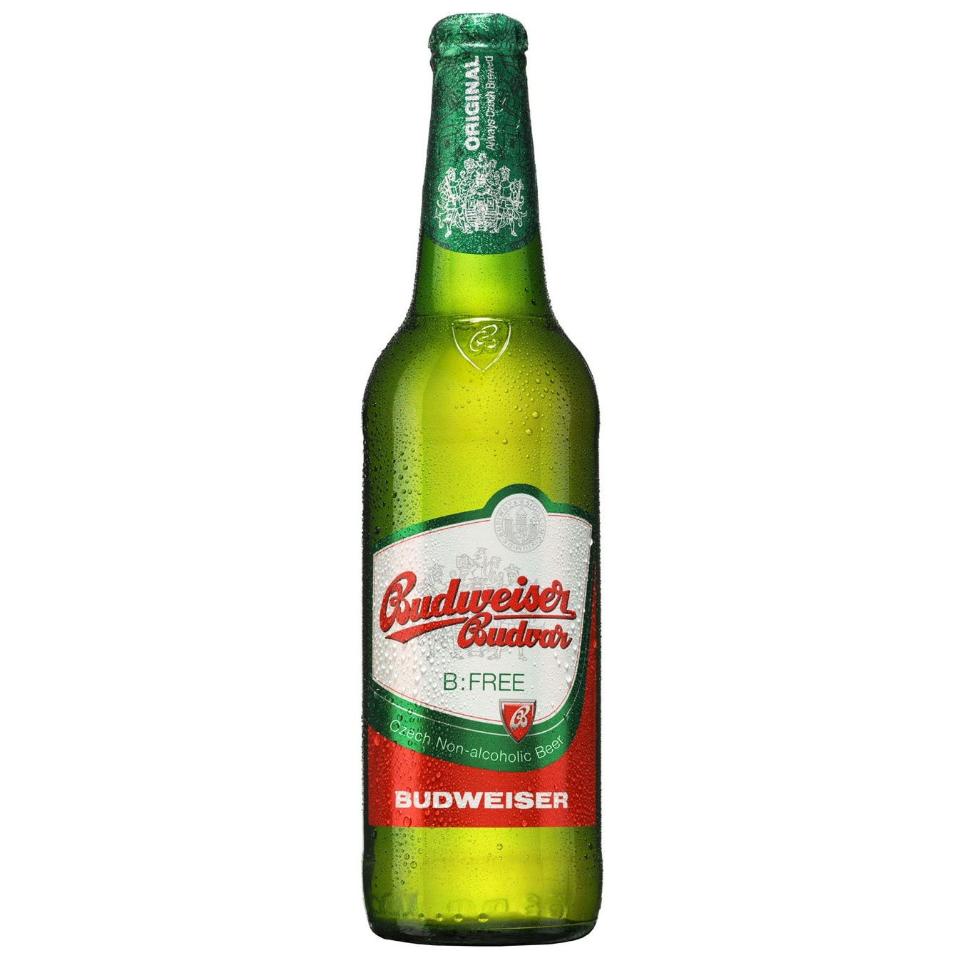 Пиво светлое Budweiser Budvar безалкогольное 0,5% 0,33л