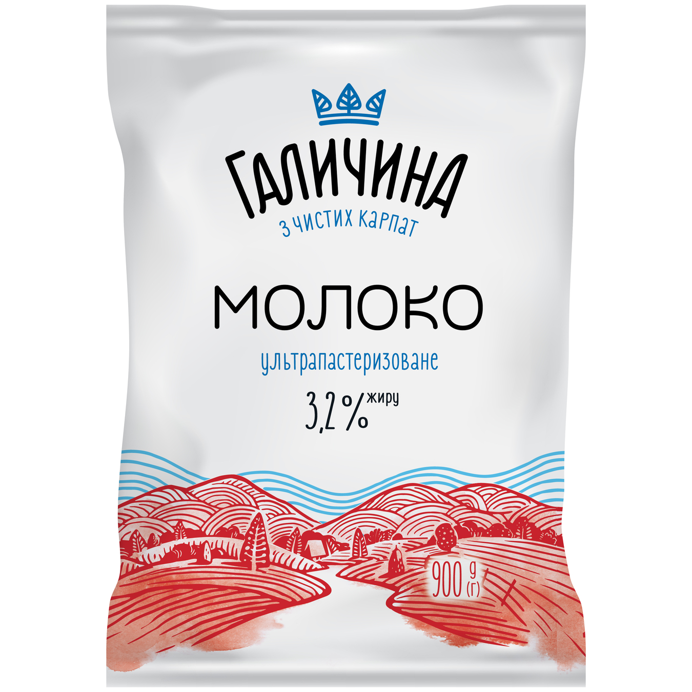 Halychyna milk 3.2% 900g