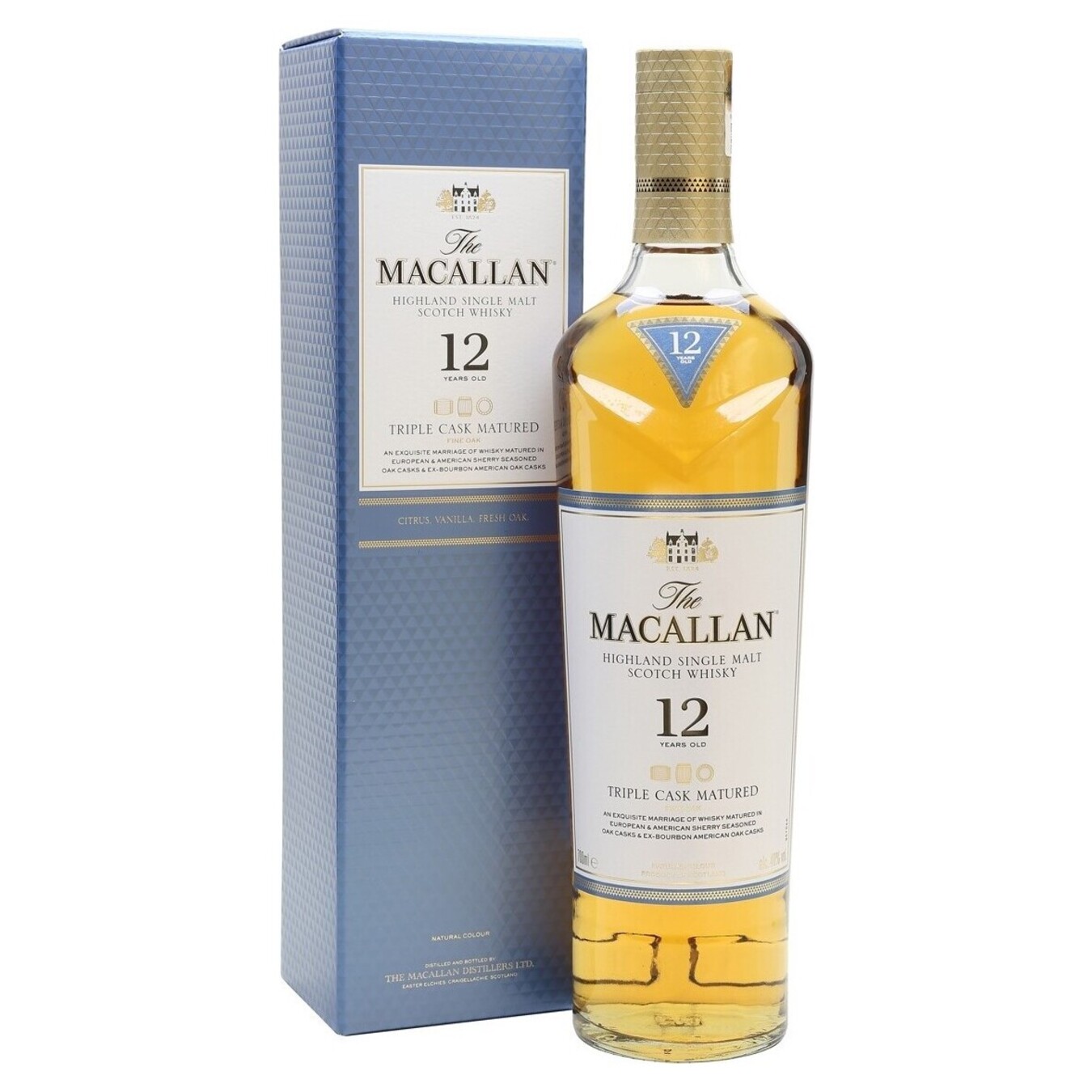 Macallan Fine Oak Malt 12 yrs whisky 40% 0,7l
