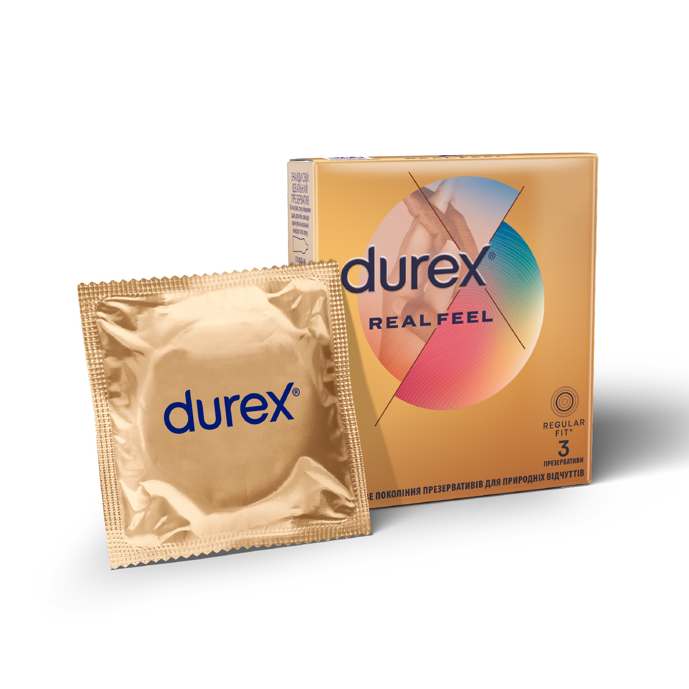 Презервативи Durex RealFeel для природних відчуттів 3шт