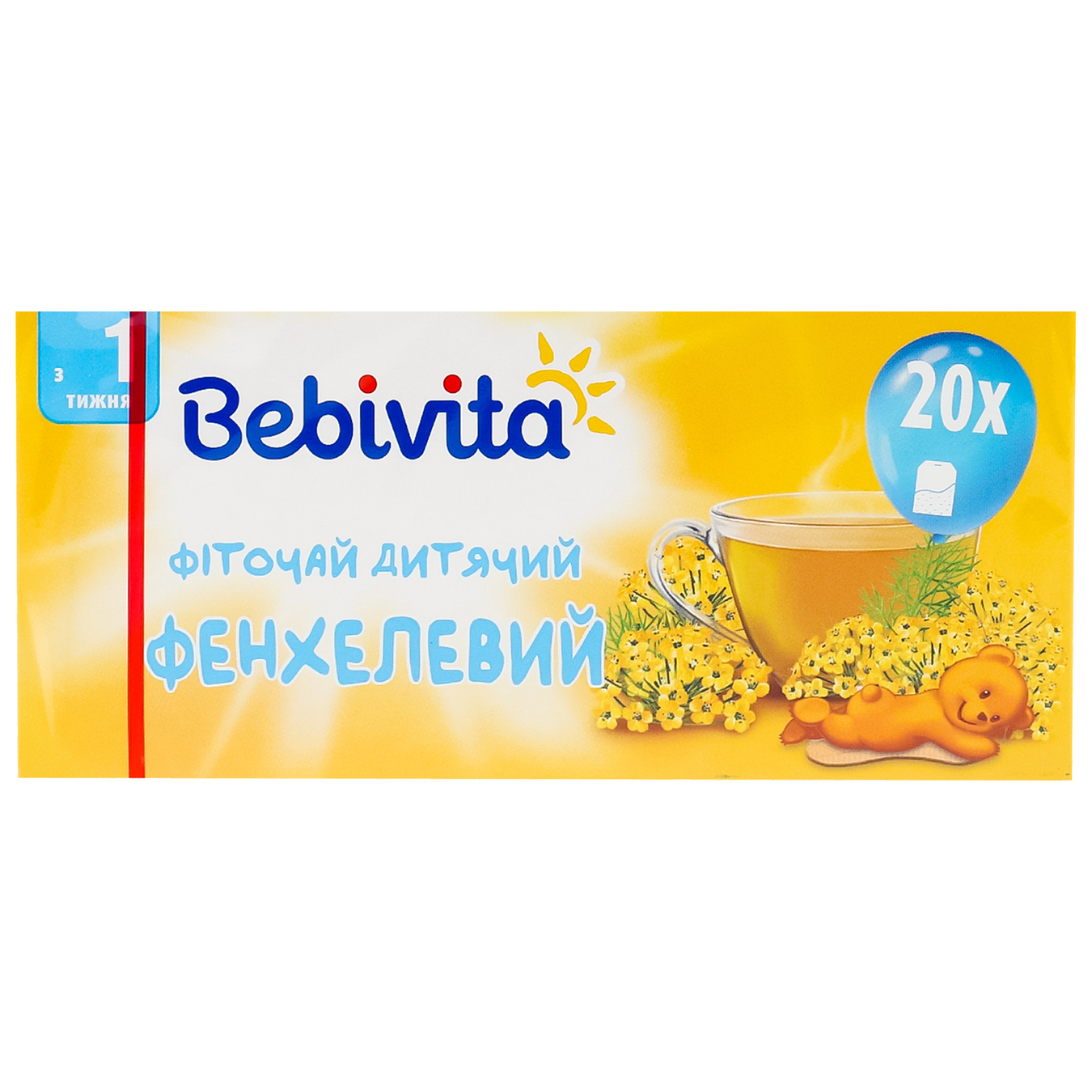 Bebivita With Fennel For Babies From 1+ Week Phyto Tea 30g