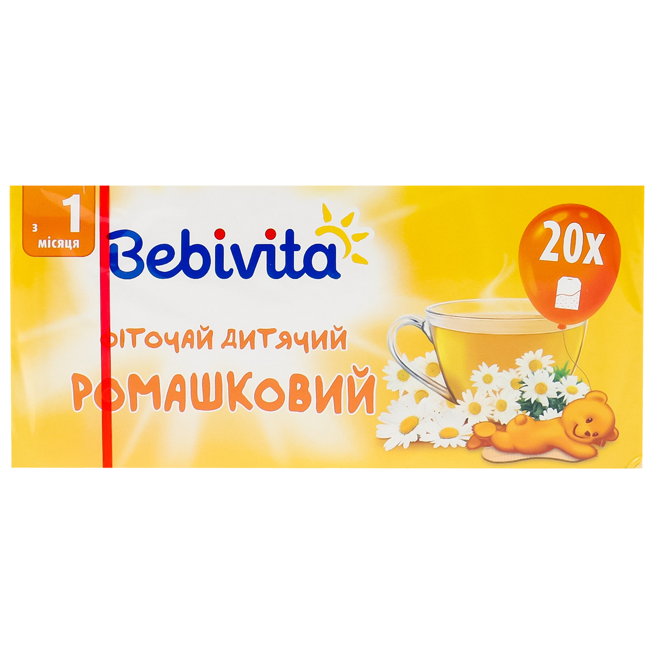 Bebivita For Babies From 1+ Months Camomile Phyto Tea 30g