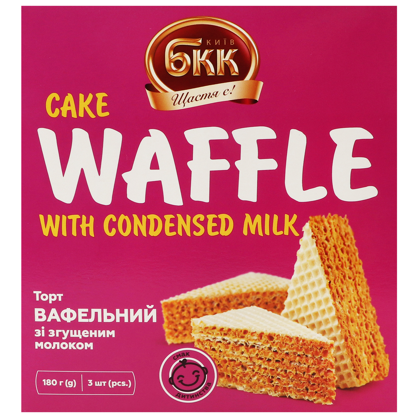 Cake BKK Waffle with condensed milk 180g
