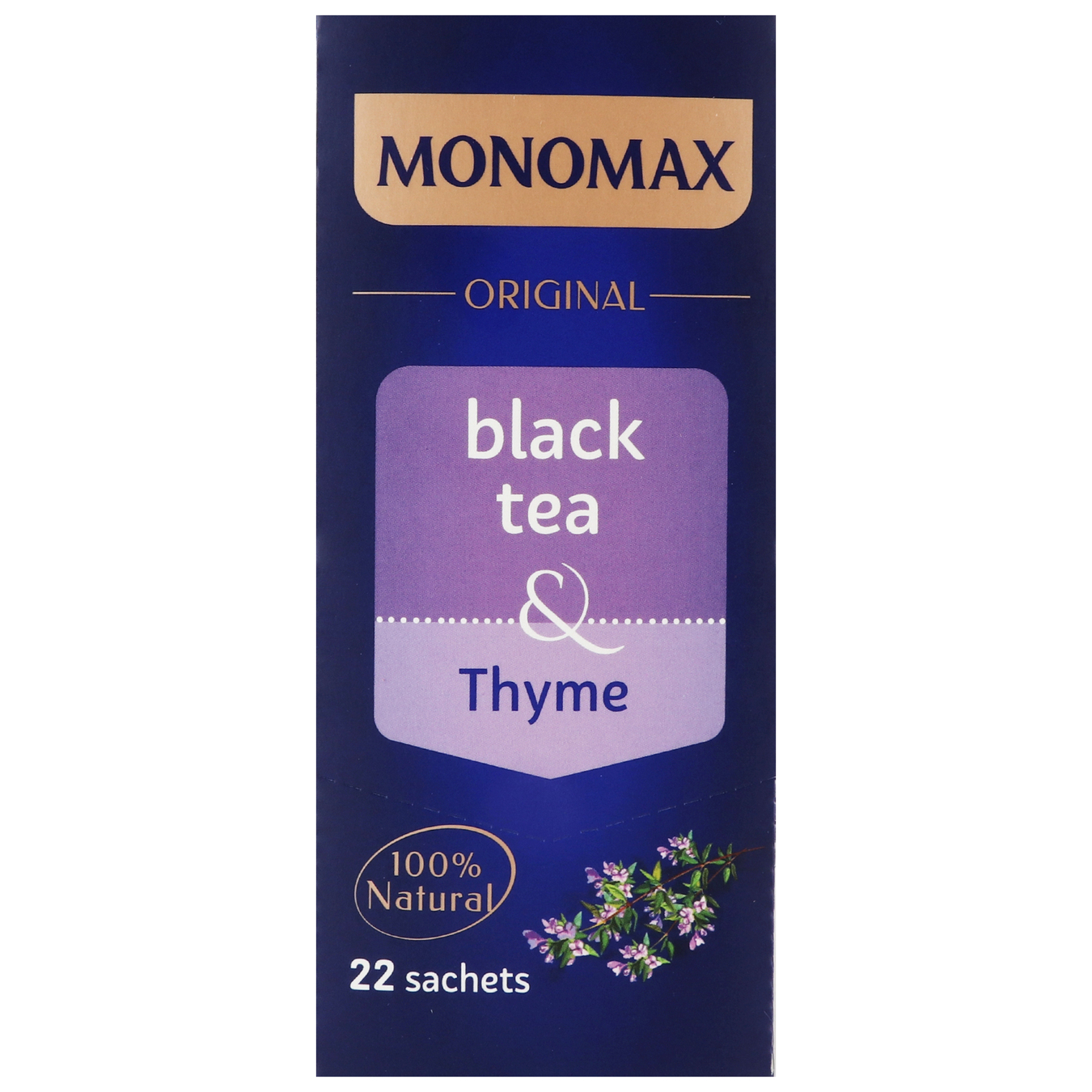 Black tea Monomakh Thyme packaged in an envelope 22*2g 4