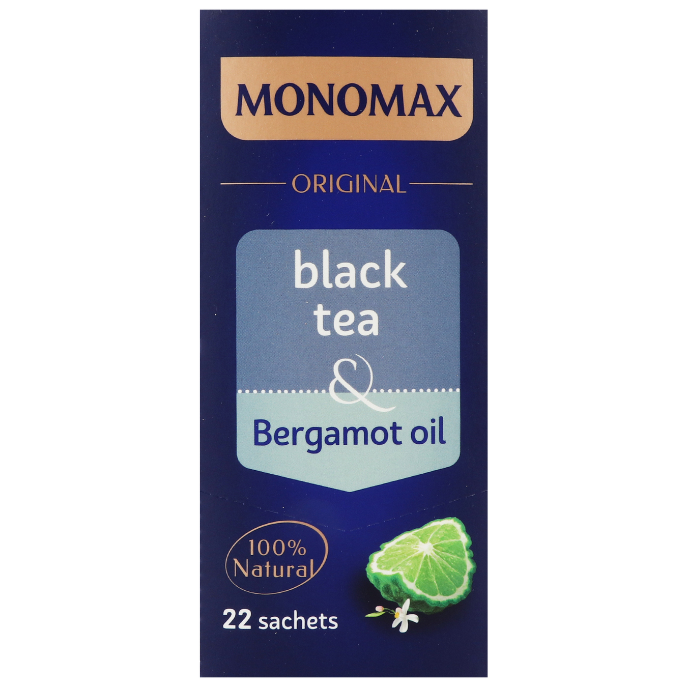 Чай черный Мономах Масло бергамота пакетировано в конверте 22*2г 5