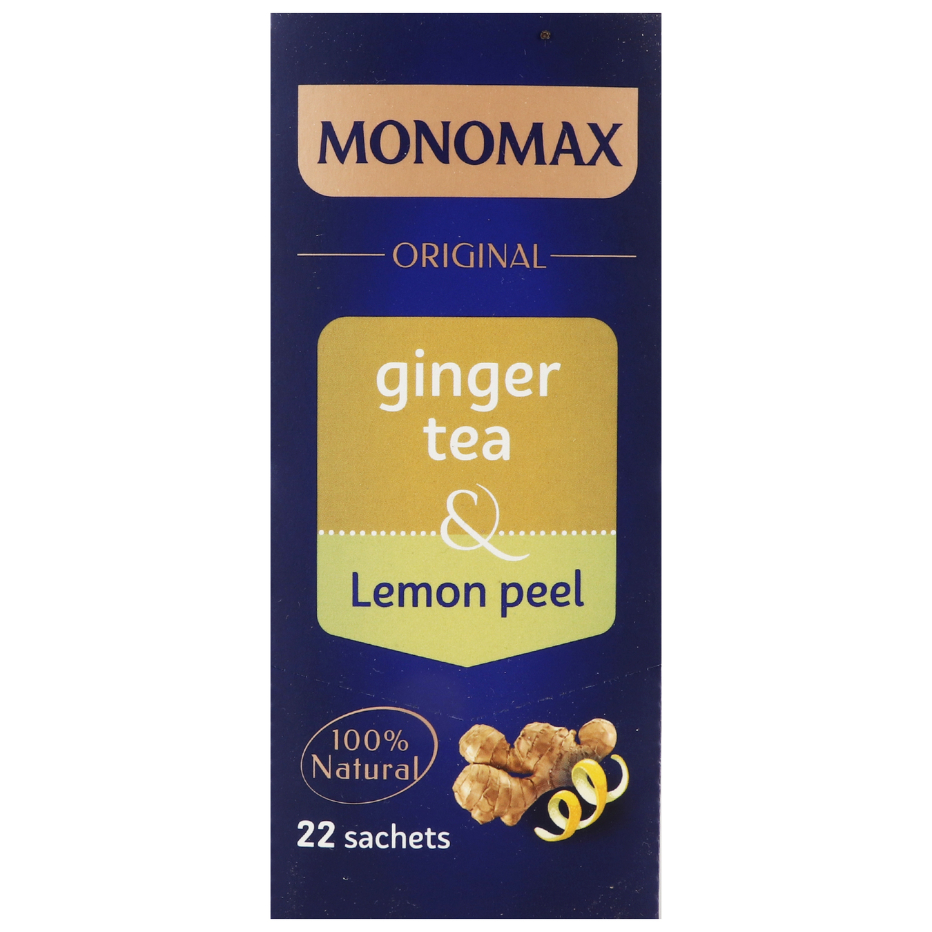 Чай трав'яний Мономах Імбир та цедра лимону пакетований в конверті 22*2г 5