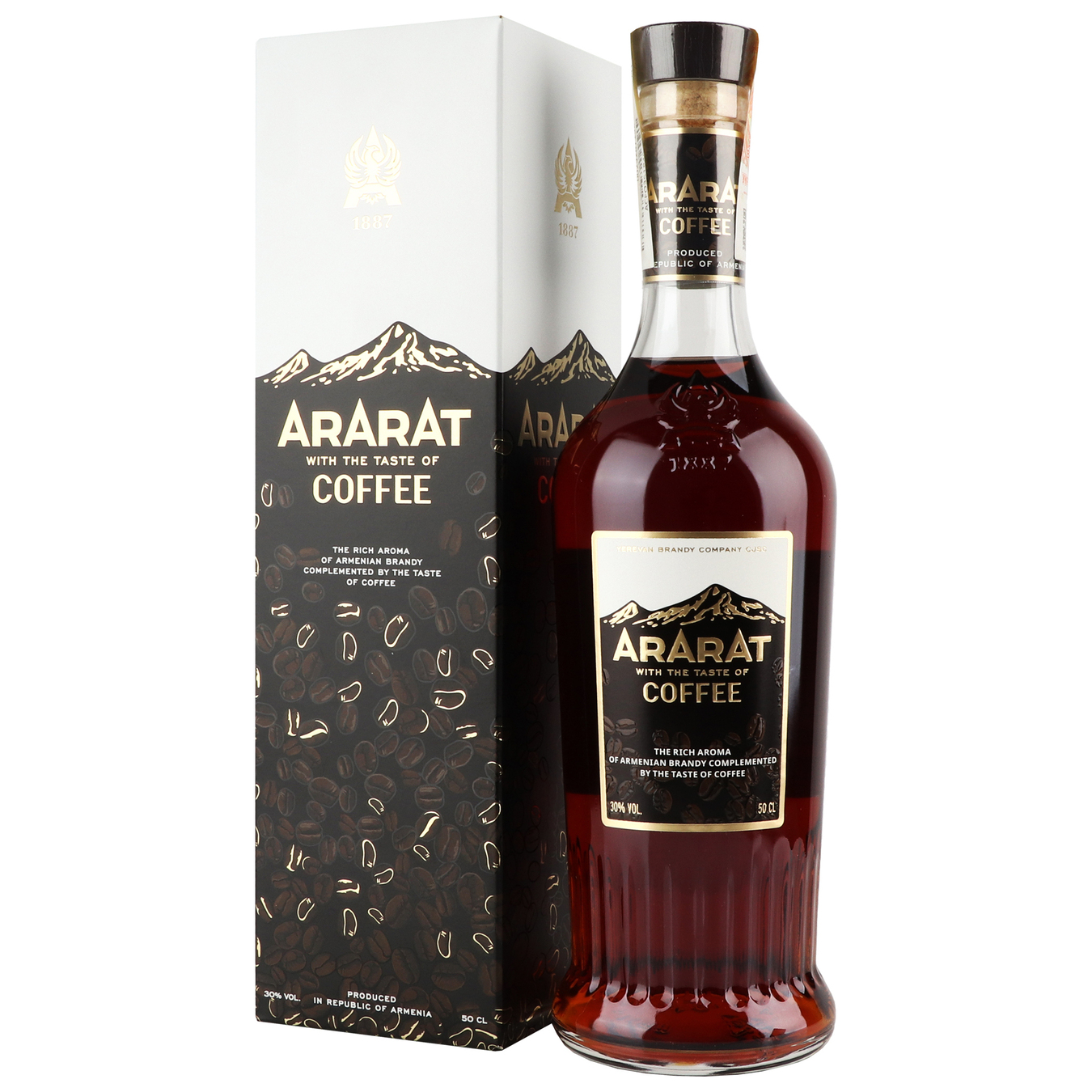 Напій міцний алкогольний Арарат Coffee 30% 0,5л в коробці 2